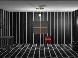 Garage Room 3D Model