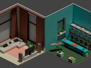 Room 1 3D Model