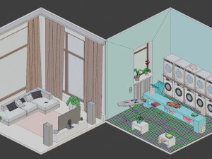 Room 1 3D Model