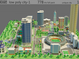 City-1 3D Model