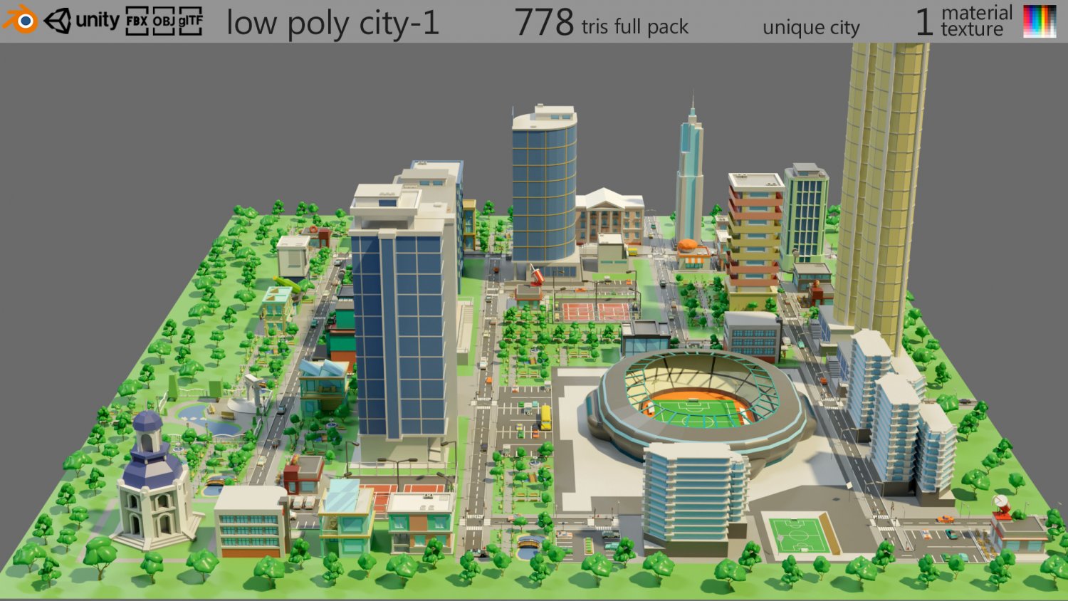 3d city project