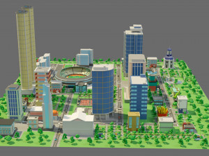 City-1 3D Model
