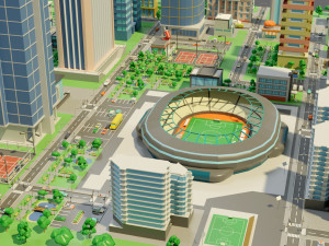 City-1 3D Model