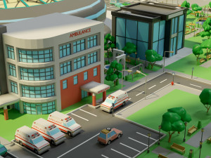 City-1 3D Model