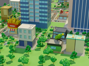 City-1 3D Model