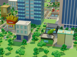 City-1 3D Model