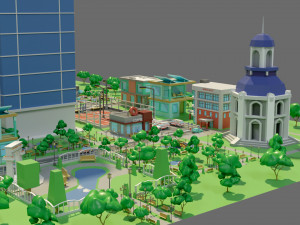 City-1 3D Model