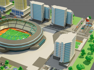 City-1 3D Model