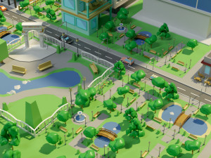 City-1 3D Model