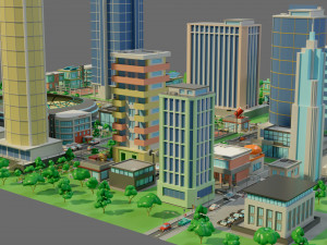 City-1 3D Model