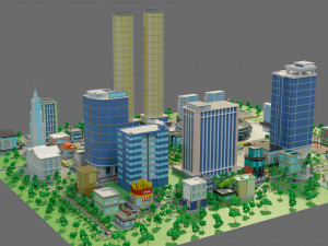 City-1 3D Model