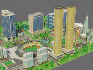 City-1 3D Model