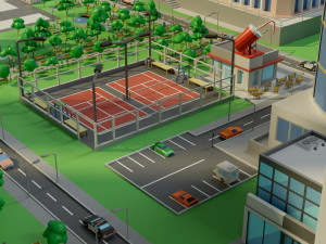 City-1 3D Model