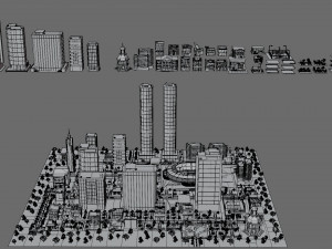 City-1 3D Model