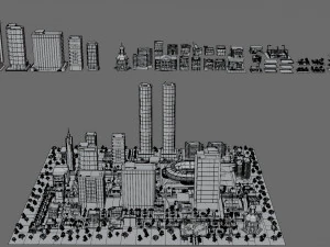City-1 3D Model