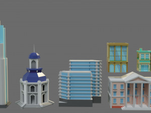 City-1 3D Model