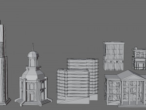 City-1 3D Model