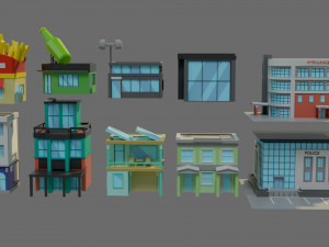 City-1 3D Model