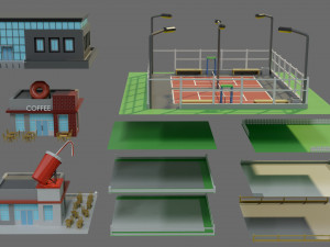 City-1 3D Model