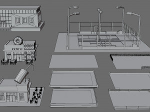 City-1 3D Model