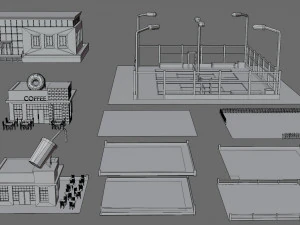 City-1 3D Model