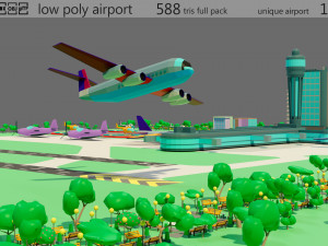 The airport Modelo 3D