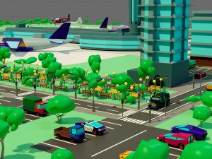 The airport 3D Model