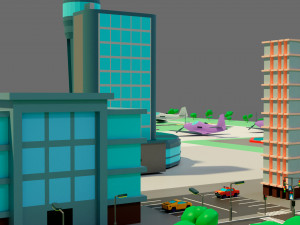 The airport 3D Model