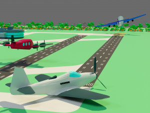 The airport 3D Model