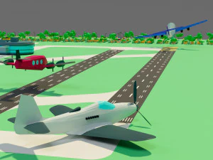 The airport 3D Model