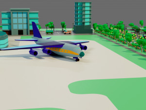 The airport 3D Model