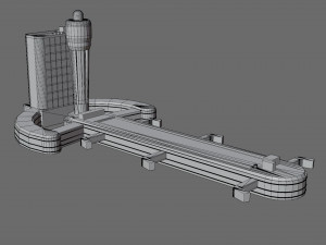 The airport 3D Model