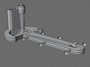 The airport 3D Model