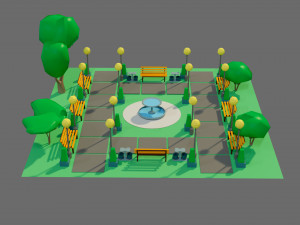 The airport 3D Model