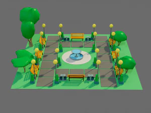The airport 3D Model