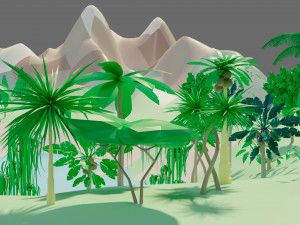 Vegetation 3D Model