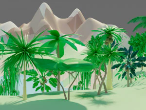 Vegetation 3D Model