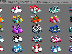 Sneakers Modelo 3D