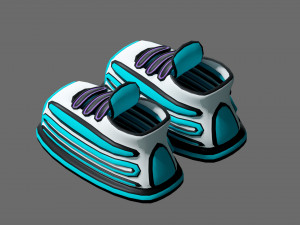 Sneakers Modelo 3D
