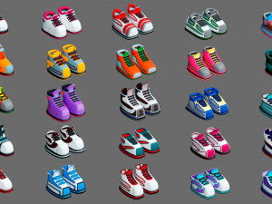 Sneakers Modelo 3D