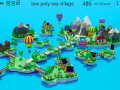 Cartoon sea village 3D 模型