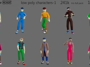 Personaggi dei cartoni animati-1 Modello 3D