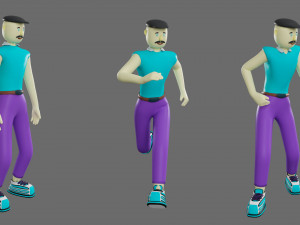 Cartoon characters-1 Modelo 3D