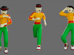 Cartoon characters-1 Modelo 3D