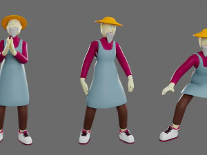 Cartoon characters-1 3D Model