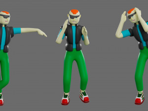Cartoon characters-1 Modelo 3D