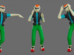 Cartoon characters-1 3D Model