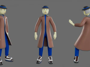 Cartoon characters-1 3D Model
