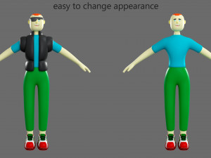 Cartoon characters-1 Modelo 3D