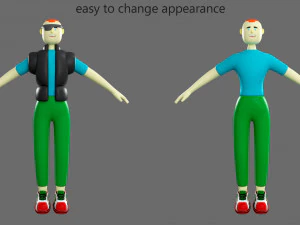 Cartoon characters-1 3D Model